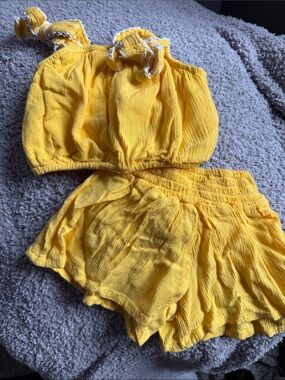 Chelsea & Violet Bright Yellow Baby Two-Piece Set